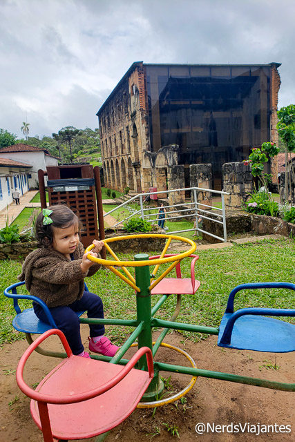 Parquinho no Santuário do Caraça em Catas Altas - Minas Gerais